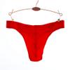 GAOGAO Seamless Free Breathing Male Smooth Ice Silk G-Strings & Thongs Underwear Men Brief (US, Alpha, Large, Regular, Regular, red) view 4