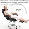 YPDJVLTI Ergonomic Office Chair Can Lie Down Office Chair with Armrests and Castors Home Office Desk Chairs Leather Office Desk Chair view 3