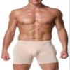 ALEPXS Safety Certification Mens Padded Underwear Boxer Shapewear Butt Lifter Comfortable and Breathable(Size:XX-Large)