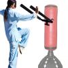 Elitix Wing Chun Dummy Simple Kung Fu Spring Exercise Equipment, Free Standing Martial Arts Taekwondo Exercise Man Pile Tool, Wing Tsun Arms Training Stand, Easy Carry(Color:Single Spring) view 2