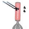 Elitix Wing Chun Dummy Simple Kung Fu Spring Exercise Equipment, Free Standing Martial Arts Taekwondo Exercise Man Pile Tool, Wing Tsun Arms Training Stand, Easy Carry(Color:Double Spring)