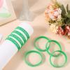GORGECRAFT 30Pcs Silicone Wristbands Green Rubber Basketball Waterproof Lightweight Elastic Sports Band with Word Star for Football Gym Sport Party view 4
