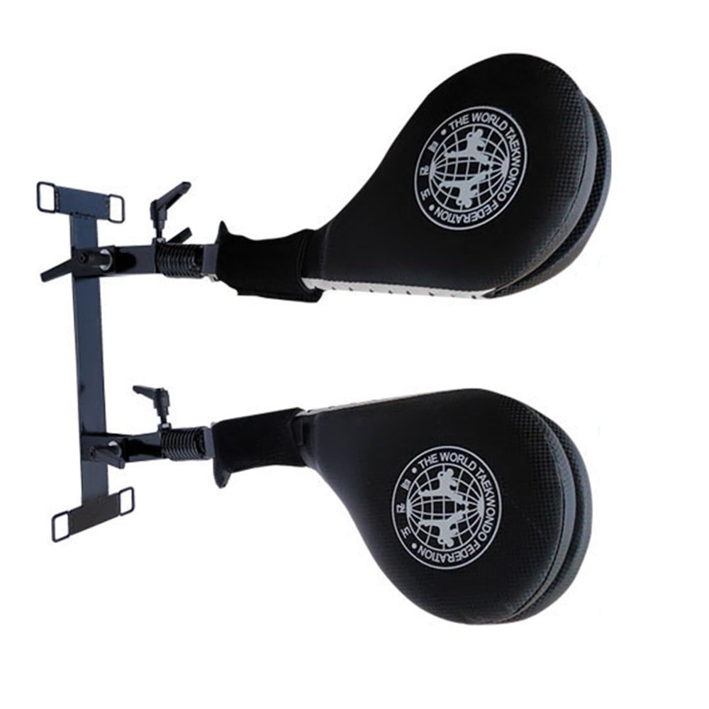 EXCLURA Wing Chun Dummy for Foot Training Equipment, Portable Martial Arts Dummy for Taekwando/Karate, Adjustable Fighting Dummy with Spring(Color:2 pcs)