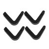 Toddmomy 4pcs Barbell Wall Mount Rack Durable Sturdy Barbell Holders for Weight Lifting Easy to Install Gym Accessories Space-saving Design for Home Garage view 1