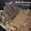 ZNBFC Molle Phone Holder Universal Tactical Phone Holder for Tactical Plate Carrier Molle Vest Attachments Compatible with Screen Size 4.7"-6.7" Phones (Tan) view 4