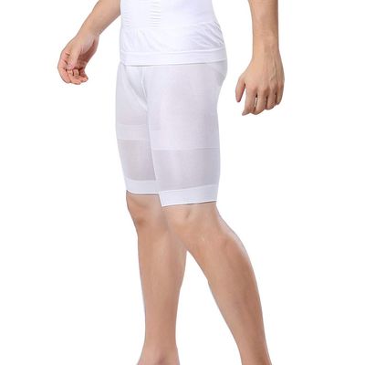 ALEPXS Safety Certification Men's High Waist Slimming Underwear Abdomen Control Shorts Boxer,M(Size:Large)