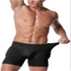 ALEPXS Safety Certification Men Butt Lifter Shapewear Butt Shaper Enhancing Padded Boxer Brief(Size:Medium) view 1