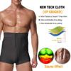 ALEPXS Safety Certification Men Shapewear Slimming High Waist Boxer Brief Tummy Leg Control Briefs Body Shaper,2,L view 4