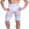ALEPXS Safety Certification Men's Body Shaper Tummy Control Slimming Compression Short Boxer,M(Size:XX-Large) view 3