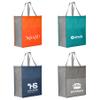 PromoStadium Custom Bags, Rome RPET - Recycled Non-Woven Tote with 210 D Pocket, $3.59/pc, Qty 50 Personalized Bags - Teal view 1
