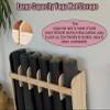 Vibeo Yoga Mat Holder Wood Yoga Mat Rack Floor, Yoga Mat Holder for Home Gym Office Pilates Room Yoga Studio, Exercise Equipment Storage Basket for Foam Roller view 3