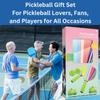 2 Player Pickleball Balls and Pickleball Paddles Set of 2 - Lightweight Polymer Pickle Ball Paddle 2 Pcs with Power Grips & Pickleball Ball 2 Pcs - Gift Box Pickleball Gifts - Indoor Or Outdoor Play view 4
