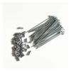 WANGYINGER 36pcs/lot E-Bike Spoke Silver 10G Diameter 3mm Length 160/165/170/175/180/185/190/195/200mm Spokes #45 Steel + Nipples(Color:200mm) view 1