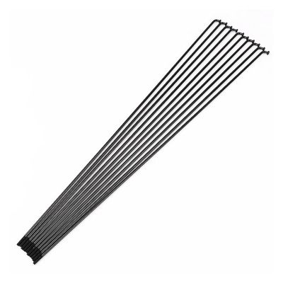 WANGYINGER Mountain Road Folding For Bicycle 45# Steel Diameter 2mm Bike Spokes 26 Inch 27.5 29 With Spoke Cap 14G(Color:10pcs-255MM), WANGYINGER005