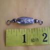 18 PCS. TROLLING SINKER W/#7 BLACK BARREL SWIVEL 1,3/4,5/8,1/2,3/8,1/4 OZ. 3ea. for Toothy Critters, Rigging Baits and Lures for Saltwater & Freshwater. view 3