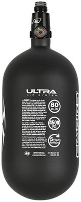 Tippmann Empire JT Ultra Light Carbon Fiber 80ci / 4500psi N2 Compressed Air HPA Paintball Tank w/FLO Pro Regulator - Guaranteed Hydro Date 2023/12