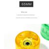 GXBHSP 65mm Skateboard Wheels 78A Longboard Wheels Skateboard Wheels and Bearings Set Cruiser Wheels Light up Skate Wheel Durable Polyurethane PU 4pcs (Green) view 2