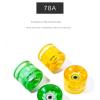 GXBHSP 65mm Skateboard Wheels 78A Longboard Wheels Skateboard Wheels and Bearings Set Cruiser Wheels Light up Skate Wheel Durable Polyurethane PU 4pcs (Green) view 3