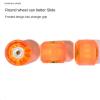 GXBHSP 65mm Skateboard Wheels 78A Longboard Wheels Skateboard Wheels and Bearings Set Cruiser Wheels Light up Skate Wheel Durable Polyurethane PU 4pcs (Green) view 4