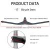 AGSDGAWD Moutain Bike Handlebars, Full Carbon Fiber Integrated Riser Bar and Stem, 28.6mm Mountain Handlebar(Size:760mm*90mm) view 2