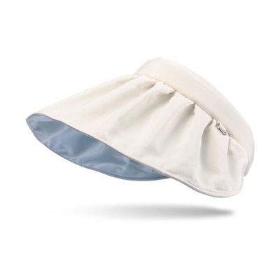 DKLOWK Sun Hat Visors for Women Beach Sun Visor Hat UPF 50+ Wide Brim Summer Beach Hats for Women Packable Safari Hiking Hat Fishing(Color:B)