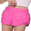 HXUNJW Girls Athletic Shorts Lightweight Running Shorts for Teen Girls Kids Liner with Zip Pocket and Elastic(04-Hot Pink/S) view 4