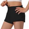 HXUNJW Girls Athletic Shorts Lightweight Running Shorts for Teen Girls Kids Liner with Zip Pocket and Elastic(04-Black/S) view 2