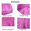 HXUNJW Girls Athletic Shorts Lightweight Running Shorts for Teen Girls Kids Liner with Zip Pocket and Elastic(04-Black/S) view 4