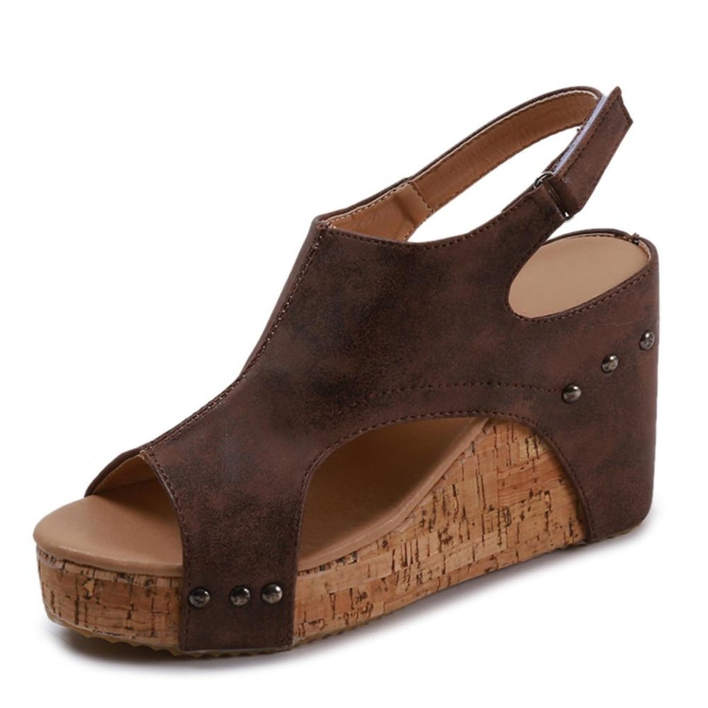 Wedges For Women Black Womens Espadrilles Sandals Flats,Women's Platform Sandals Espadrille Wedge Summer Ankle Strap Studded Open Toe Sandal