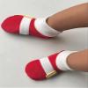 Yayiha Non Skid Anti Slip Socks Hedgehog Cosplay Slipper Socks for 1-12 Years Kids Infants Boys Girls, 3-5T, Red view 2