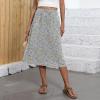 Boho Shorts Women's Trendy Summer Midi Skirts with Pockets, Y2k High Waisted A-Line Skirts, Lightweight, Comfortable, Drawstring Ties - Perfect for Bohemian &Casual Wear view 3