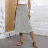Boho Shorts Women's Trendy Summer Midi Skirts with Pockets, Y2k High Waisted A-Line Skirts, Lightweight, Comfortable, Drawstring Ties - Perfect for Bohemian &Casual Wear view 4