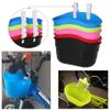 Antss Kid's Bike Basket Bike Bag Kids Front Bike Basket Bicycle Handlebar Basket for Boy Girl Saddlebag Plastic Bike Accessories,Yellow view 1