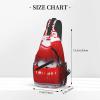 HCLYvexiria Sling Bag for Women Men Crossbody Bag Sling Backpack Printing Lips Cross Body Bag Adjustable Chest Bag view 3