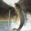 Generic Fishing Bell Bite Alarm Stand Fishing Pole Bell Alarm Rack for Sea Fishing, Length 60cm, Silver view 4
