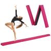 Saicool 6FT 9FT Folding Gymnastics Bar, Balance Beam Gymnastics Floor Beam with Anti Slip Bottom, Gymnastics Equipment for Kids Adults Home Gym Club School (Pink, 9FT) view 1