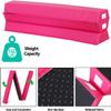 Saicool 6FT 9FT Folding Gymnastics Bar, Balance Beam Gymnastics Floor Beam with Anti Slip Bottom, Gymnastics Equipment for Kids Adults Home Gym Club School (Pink, 9FT) view 3
