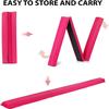 Saicool 6FT 9FT Folding Gymnastics Bar, Balance Beam Gymnastics Floor Beam with Anti Slip Bottom, Gymnastics Equipment for Kids Adults Home Gym Club School (Pink, 9FT) view 4