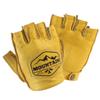 ANJMEICH Half Finger Sports Gloves, Soft and Comfortable, Breathable, Outdoor Activities, Motorcycle Cycling Gloves (Yellow, M) view 1