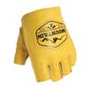 ANJMEICH Half Finger Sports Gloves, Soft and Comfortable, Breathable, Outdoor Activities, Motorcycle Cycling Gloves (Yellow, M) view 2