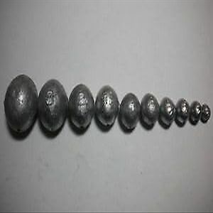Generic Worm Nose Sinkers -Asstd Sizes 5/16oz 36Qty, Cannon's Terrylicious