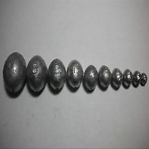 Generic Worm Nose Sinkers -Asstd Sizes 5/16oz 36Qty, Cannon's Terrylicious