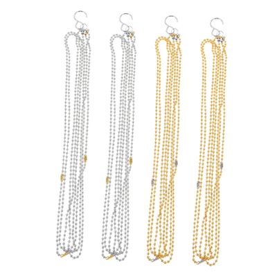 Milisten 4pcs Volleyball Measurement Chain Tool for Accurate Net Height Measurement Multi-Functional Volleyball Net Measure Equipment for Various Occasions Easy to Use