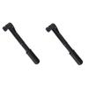 HANABASS 2pcs Mini Portable Bike Pump Multi-Purpose Inflator for Sports Lightweight Air Pump with Air Needle for Cycling Adventures Black view 1