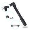 HANABASS 2pcs Mini Portable Bike Pump Multi-Purpose Inflator for Sports Lightweight Air Pump with Air Needle for Cycling Adventures Black view 2