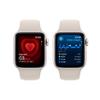 Apple Watch SE (2nd Gen) [GPS + Cellular 40mm] Smartwatch with Starlight Aluminum Case with Starlight Sport Band S/M (Renewed) view 4