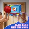 Indoor Mini Basketball Hoop - Over The Door Hoop for Bedroom & Office, Kids Boys Gift, Wall Mount & Door Hanging view 4