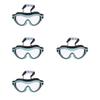 INOOMP 4pcs Adults Swim -fog Swimming Glasses Strap Wide Frame Design for Men and Women for Pool and Use view 1