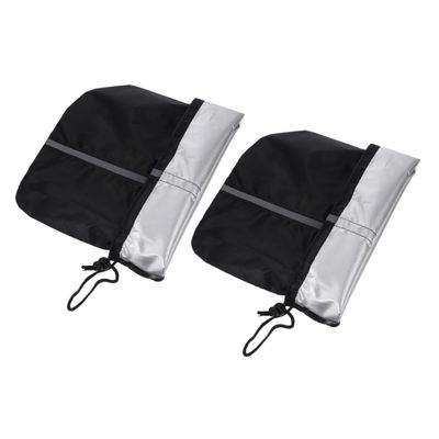 PLAFOPE 2pcs Side Mirror for Car Dust Rain Easy Installation Preserve Vehicle Appearance Value for Exterior Rear View Mirrors