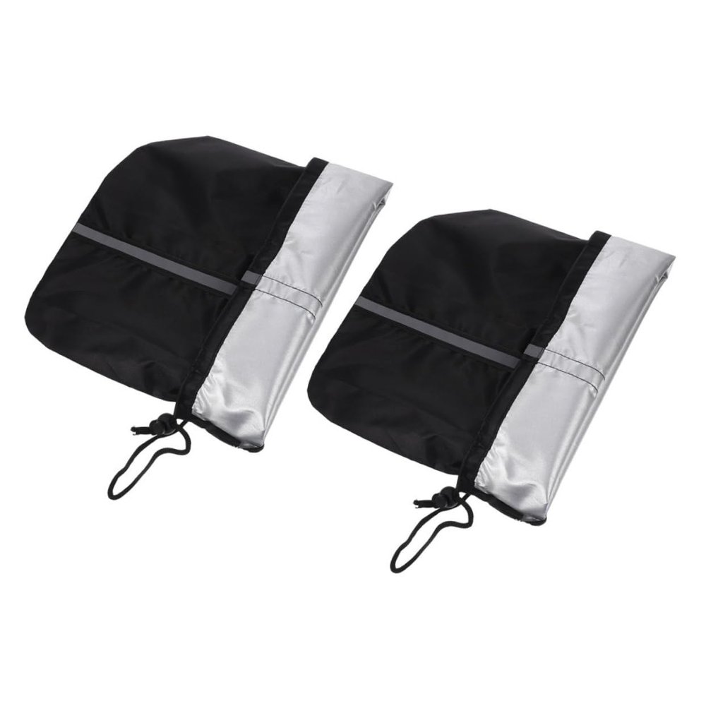 PLAFOPE 2pcs Side Mirror for Car Dust Rain Easy Installation Preserve Vehicle Appearance Value for Exterior Rear View Mirrors